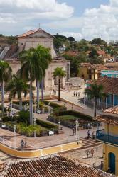 Cuba, Sancti Spiritus, Trinidad, Plaza Mayor | Obraz na stenu