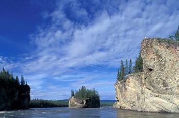 Five Fingers Rapids on Yukon River, Yukon, Canada | Obraz na stenu