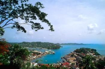 View from Mountain of St Georges, Grenada, Caribbean | Obraz na stenu