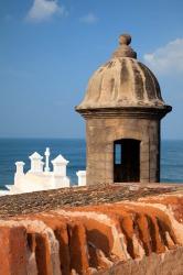 Lookout tower at Fort San Cristobal, Old San Juan, Puerto Rico, Caribbean | Obraz na stenu