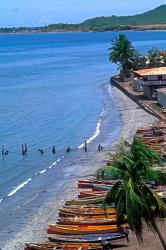 Fishing Boats on Shore, St Lucia | Obraz na stenu