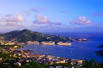 Caribbean, St Thomas, USVI, Charlotte Amalie | Obraz na stenu