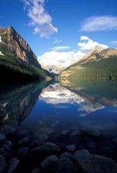 Victoria Glacier and Lake Louise, Banff National Park, Alberta, Canada | Obraz na stenu