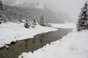 Winter Views Around Lake Louise, Alberta, Canada | Obraz na stenu