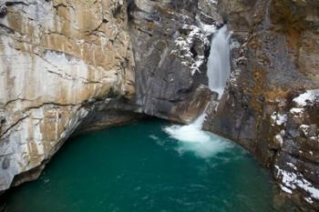 Waterfall, Johnston Canyon, Banff NP, Alberta | Obraz na stenu