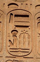 Hieroglyphics, Obelisk, Ramses II, Temple of Luxor, Egypt | Obraz na stenu