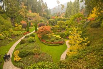 The Sunken Garden, Butchart Gardens, Victoria, BC | Obraz na stenu