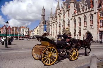 Horsedrawn Carriage Ride, Belgium | Obraz na stenu