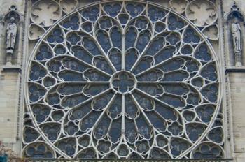 South Rose Window of Notre-Dame, Paris, France | Obraz na stenu