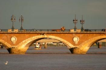 Old Pont de Pierre Bridge on the Garonne River | Obraz na stenu