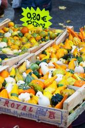 Pumpkins For Sale at Market Stall | Obraz na stenu