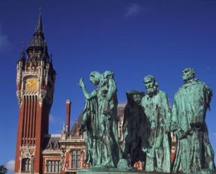 Town Hall and Six Burghers, Calais, France | Obraz na stenu