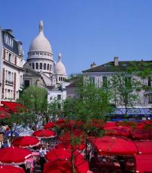 Place Du Tertre, Montmartre, Paris, France | Obraz na stenu