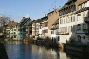 Petite France Houses along the River | Obraz na stenu