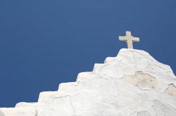 Typical Whitewashed Architecture, Mykonos, Greece | Obraz na stenu