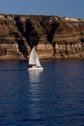 Greece, Cyclades, Santorini, Sailing | Obraz na stenu