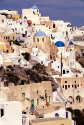 Traditional Architecture on Santorini, Greece | Obraz na stenu