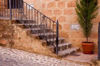 Spain, Andalusia Street scene in the town of Banos de la Encina | Obraz na stenu