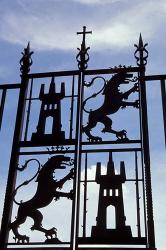 Decorative Wrought-Iron Gate of Alcazar, Cordoba, Spain | Obraz na stenu