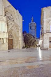 Valencia Cathedral at Dawn, Valencia, Spain | Obraz na stenu