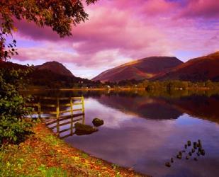 Grasmere in The Lake District, Cumbria, England | Obraz na stenu