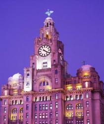 Liver Building, Liverpool, Merseyside, England | Obraz na stenu