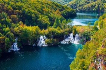 Lake Kozjak And Travertine Cascades On The Korana River, Croatia | Obraz na stenu