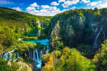 Travertine Cascades On The Korana River, Plitvice Lakes National Park, Croatia | Obraz na stenu