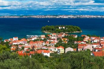 Town Of Preko And The Dalmatian Coast From St Michael's Fort, Croatia | Obraz na stenu