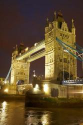 Tower Bridge and River Thames at dusk, London, England, United Kingdom | Obraz na stenu