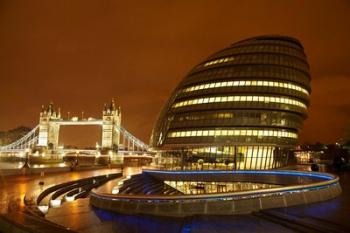 Tower Bridge, City Hall, London, England | Obraz na stenu