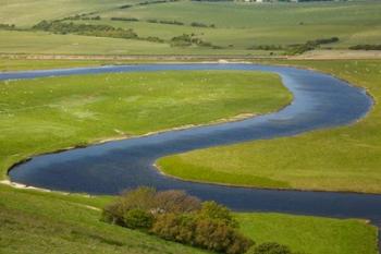 River Cuckmere, near Seaford, East Sussex, England | Obraz na stenu