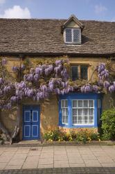 Wisteria Covered Cottage, Broadway, Cotswolds, England | Obraz na stenu