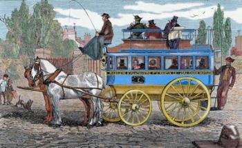 Horse-Drawn Omnibus | Obraz na stenu