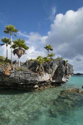 Fiji, Southern Lau Group, Island of Fulanga. Scenic lagoon located inside volcanic caldera. | Obraz na stenu