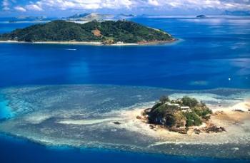 Wading Island and Castaway Island, Fiji | Obraz na stenu