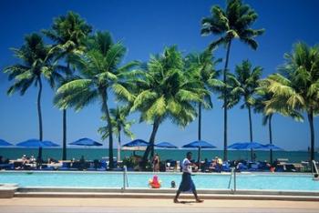 Swimming Pool, Sheraton Fiji Resort, Denarau Island, Fiji | Obraz na stenu