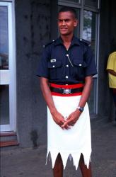 Police Officer, Sigatoka, Fiji | Obraz na stenu