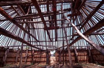 Traditional Bure,  Fiji | Obraz na stenu