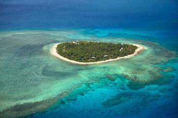 Tavarua Island and coral reef, Mamanuca Islands, Fiji | Obraz na stenu