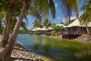 Lagoon Bures, Musket Cove Island, Malolo Lailai, Fiji | Obraz na stenu