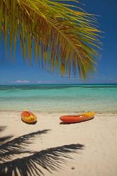 Kayaks on the beach, Mamanuca Islands, Fiji | Obraz na stenu