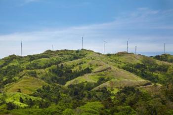 Wind energy farm, Sigatoka, Coral Coast, Viti Levu Fiji | Obraz na stenu