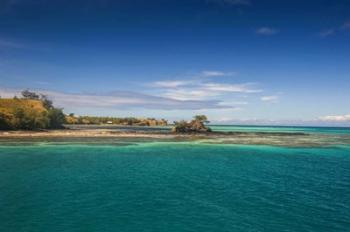 Turquoise waters of Blue Lagoon, Yasawa, Fiji, South Pacific | Obraz na stenu