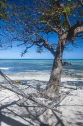 Hammock on the beach of a resort, Nacula Island, Yasawa, Fiji, South Pacific | Obraz na stenu