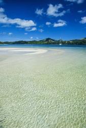 Turquoise water at the Nanuya Lailai island, the blue lagoon, Yasawa, Fiji, South Pacific | Obraz na stenu