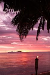 Tropical Sunset, Beqa Island, Fiji | Obraz na stenu