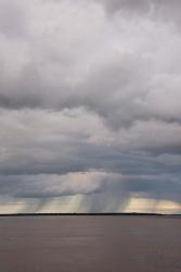 Brazil, Amazon River Rainstorm during the wet season in the Amazon | Obraz na stenu