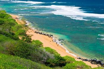 Larsen's Beach, North Shore, Island Of Kauai, Hawaii | Obraz na stenu