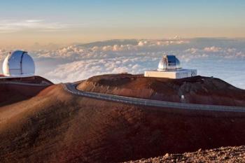 Mauna Kea Observatory Hawaii | Obraz na stenu